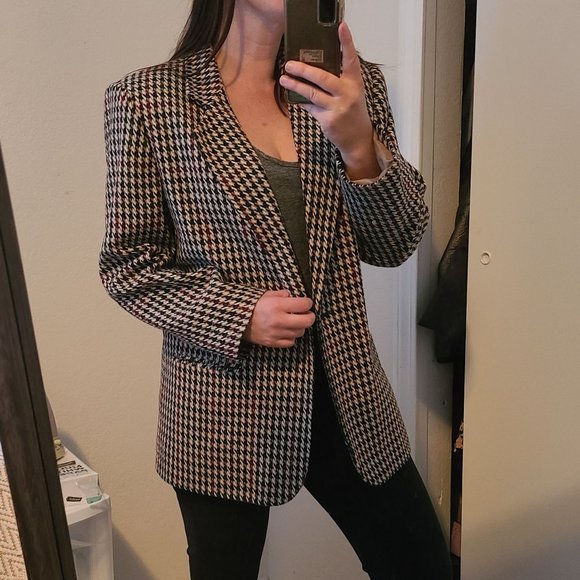 Radcliffe by Sag Harbor Jackets & Blazers - Radcliffe Oversized Blazer Women Size 12 Taupe Pri